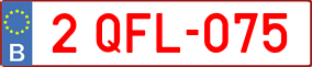 Truck License Plate